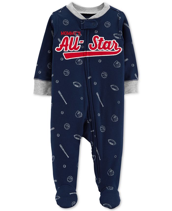 Carter's Baby Boys 1Pc. AllStar Cotton Footed Pajamas & Reviews