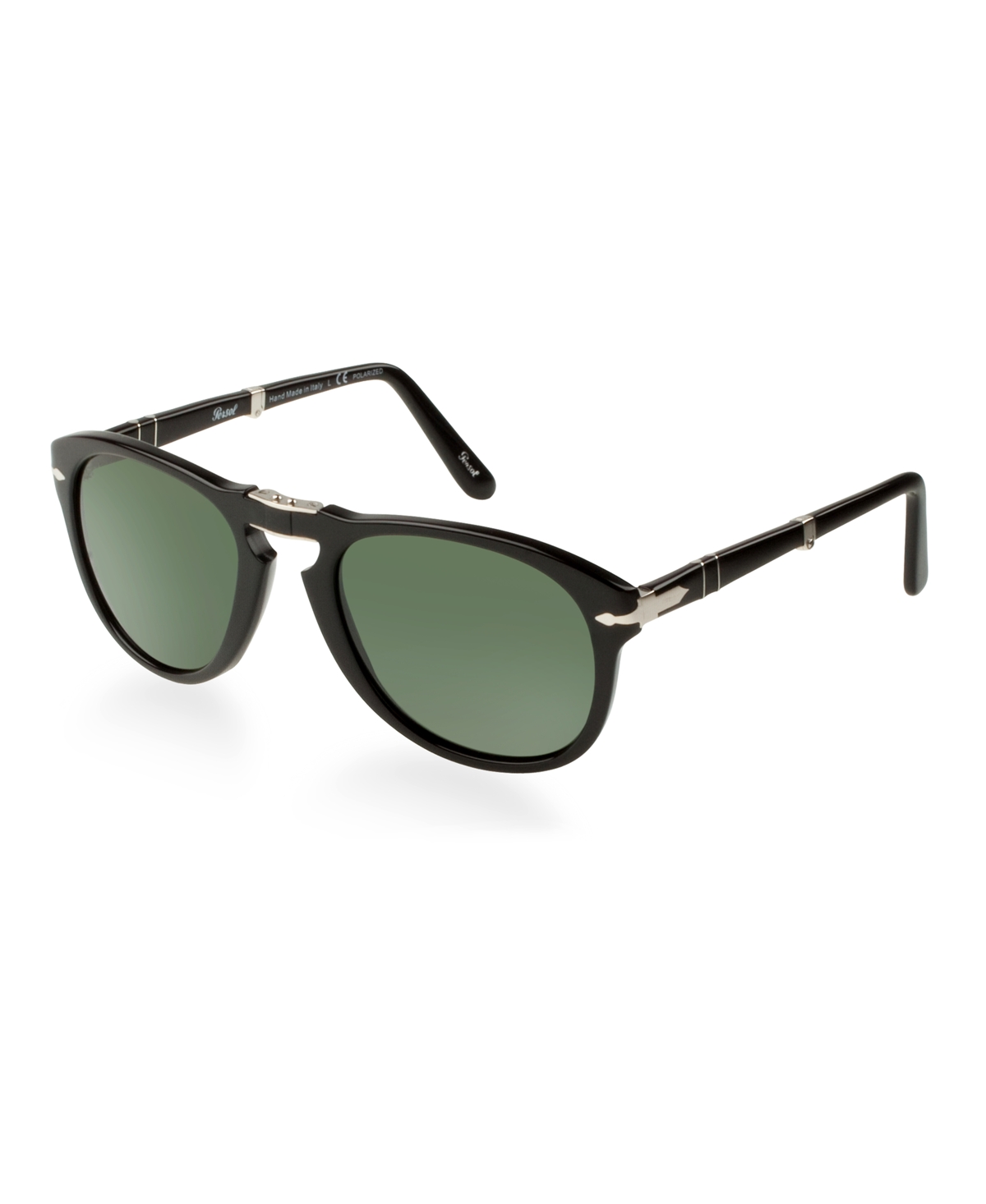 Shop Persol Men's Polarized Sunglasses, Po0714 In Black,green