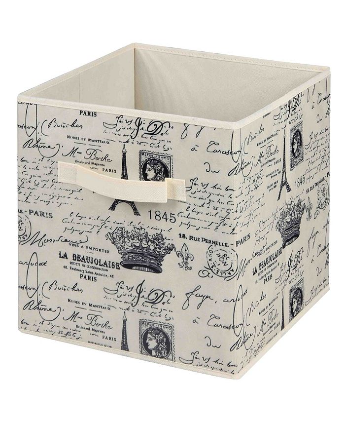 Centennial Home Basics Paris Collection NonWoven Storage Bin Macy's