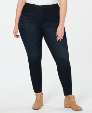 EILEEN FISHER PLUS SIZE ORGANIC COTTON SKINNY JEGGINGS