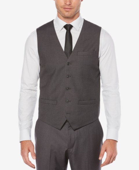 Мужские Perry Ellis Men's Solid Vest