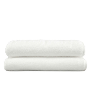 Linum Home Soft Twist 2-pc. Bath Sheet Set Bedding In White