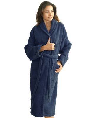 Unisex Herringbone Weave Bath Robe