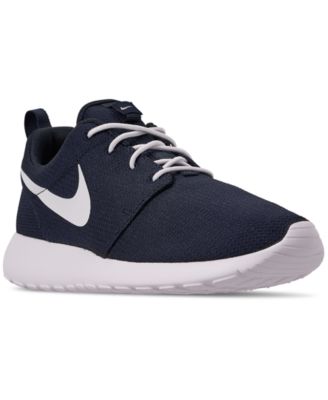 men's roshe one casual sneakers from finish line