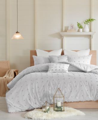 Brooklyn Jacquard Cotton 7-Pc. Comforter Set, King/California King