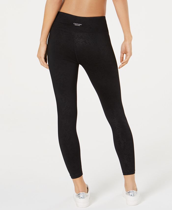 Calvin Klein Embossed Ankle Leggings Macy's