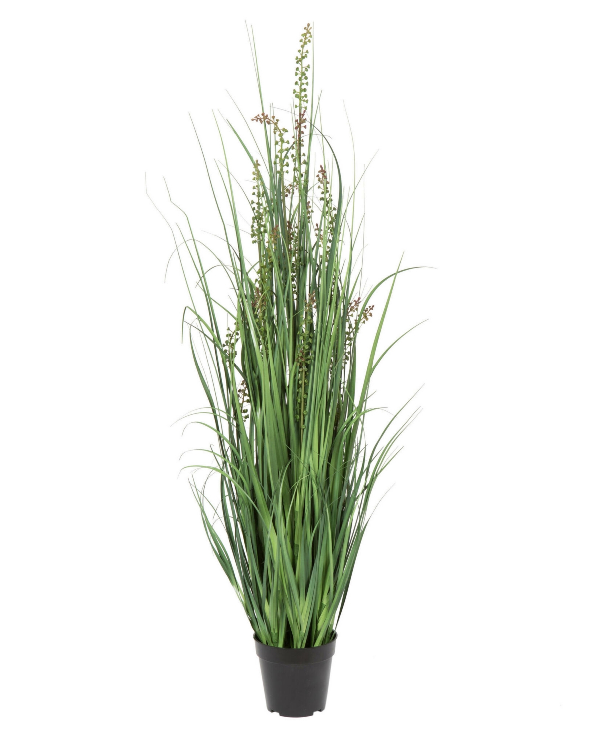Vickerman 48" Pvc Artificial Potted Green Sheep's Grass And Plastic Grass In No Color