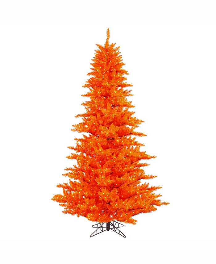 Vickerman 3' Orange Fir Artificial Christmas Tree Macy's