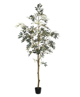 Vickerman - 7' Artificial Potted Olive Tree.