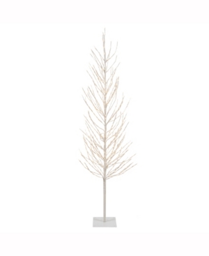Vickerman 3' White Artificial Christmas Tree With 200 Warm White Led Lights