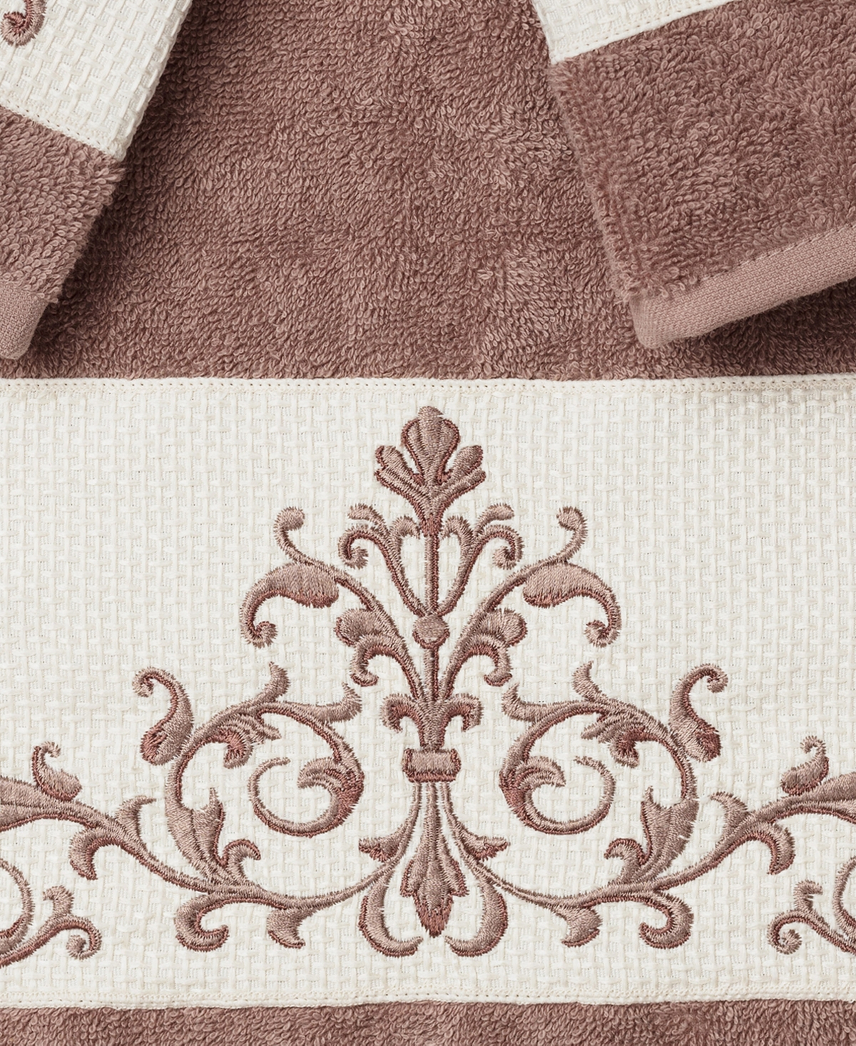 Linum Home Annabelle 3-pc. Embellished Towel Set Bedding