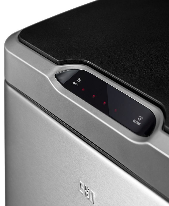 EKO Mirage 50L Motion Sensor Trash Can with Stainless Steel Finish Macy's