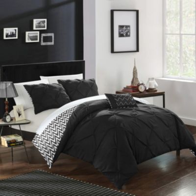Chic Home - Jacky 4-Pc. Full/Queen Comforter Set