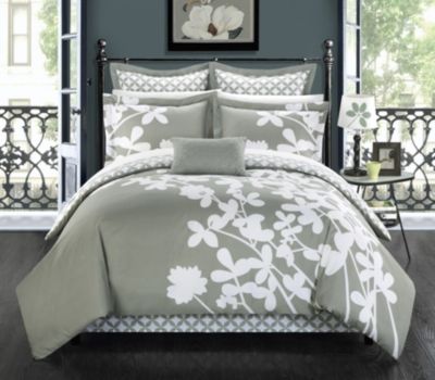 Chic Home - Iris 7-Pc. Queen Comforter Set