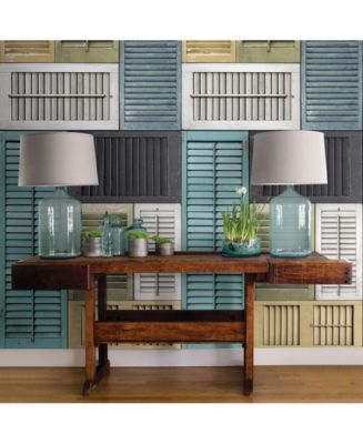 Salvaged Shutter Mural - Macy's