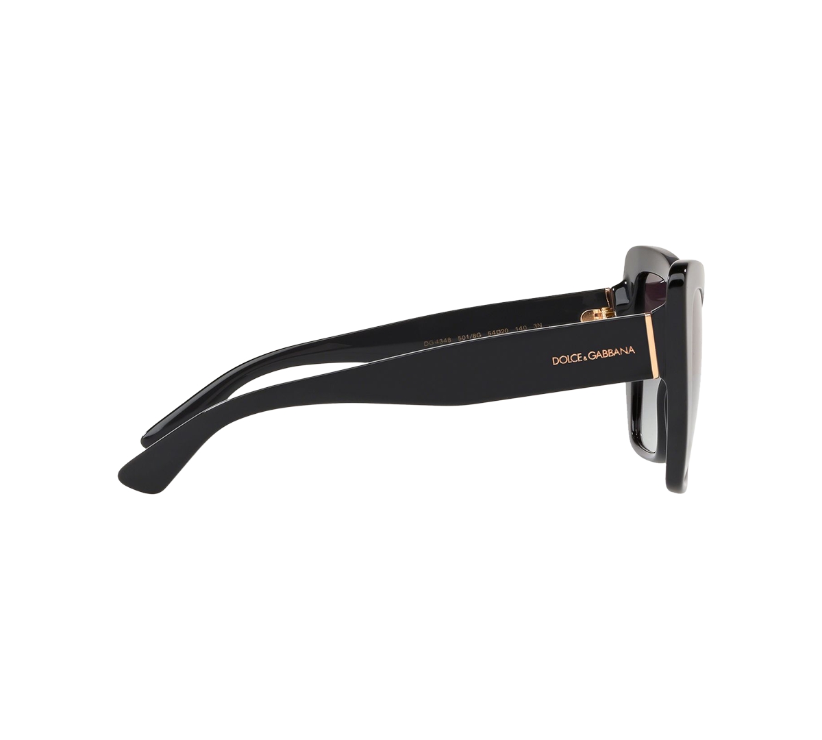 Shop Dolce & Gabbana Sunglasses, Dg4348 54 In Black,grey Gradient