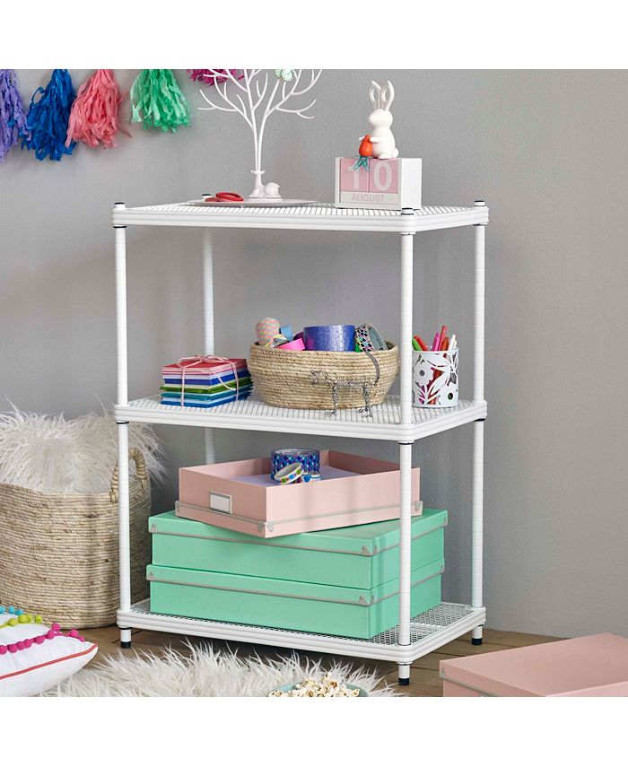 Design Ideas MeshWorks 3 Tier Shelving Unit Macy's