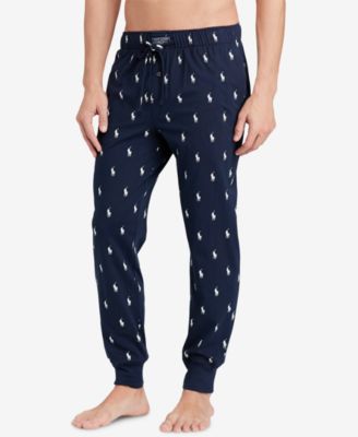 allover pony cotton jogger