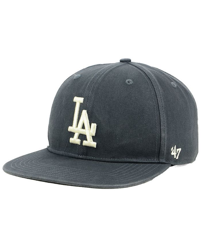'47 Brand Los Angeles Dodgers Garment Washed Navy Snapback Cap ...