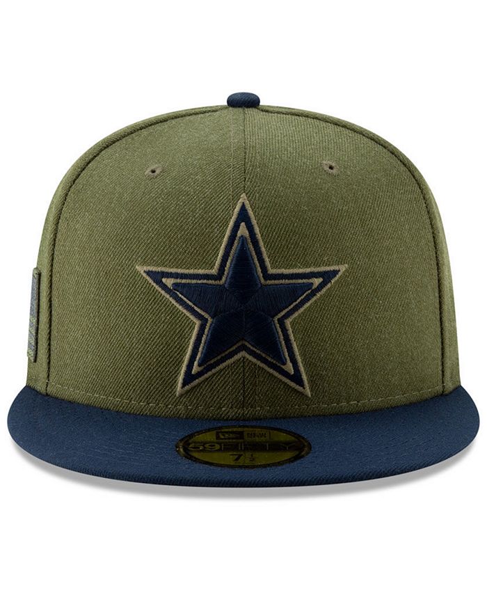 New Era Dallas Cowboys Salute To Service 59FIFTY Fitted Cap 2018 ...