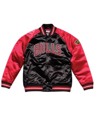 mitchell and ness chicago bulls satin jacket