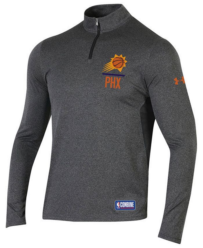 Under Armour Men S Phoenix Suns Combine Authentic Season Quarter Zip Pullover Macy S