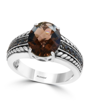 image of Effy Smoky Quartz (3 1/4 ct.t.w.) Ring in Sterling Silver