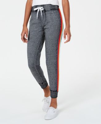 jogger pants side stripe