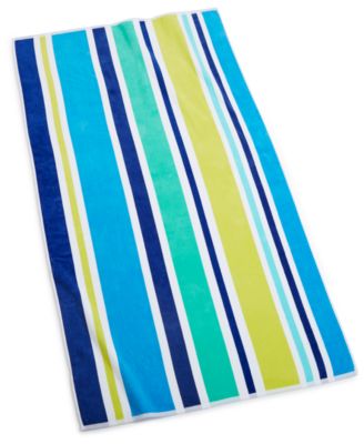 Martha Stewart Collection - Vacation Stripe 38" x 68" Beach Towel