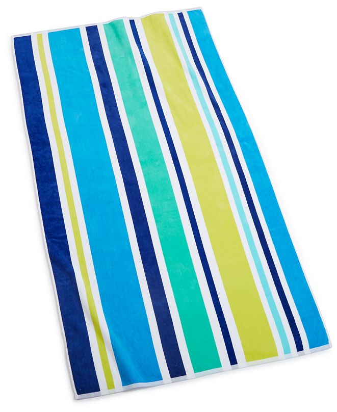 Martha Stewart Collection Vacation Stripe 38" x 68" Beach Towel