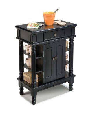 Home Styles - Americana Black Kitchen Island