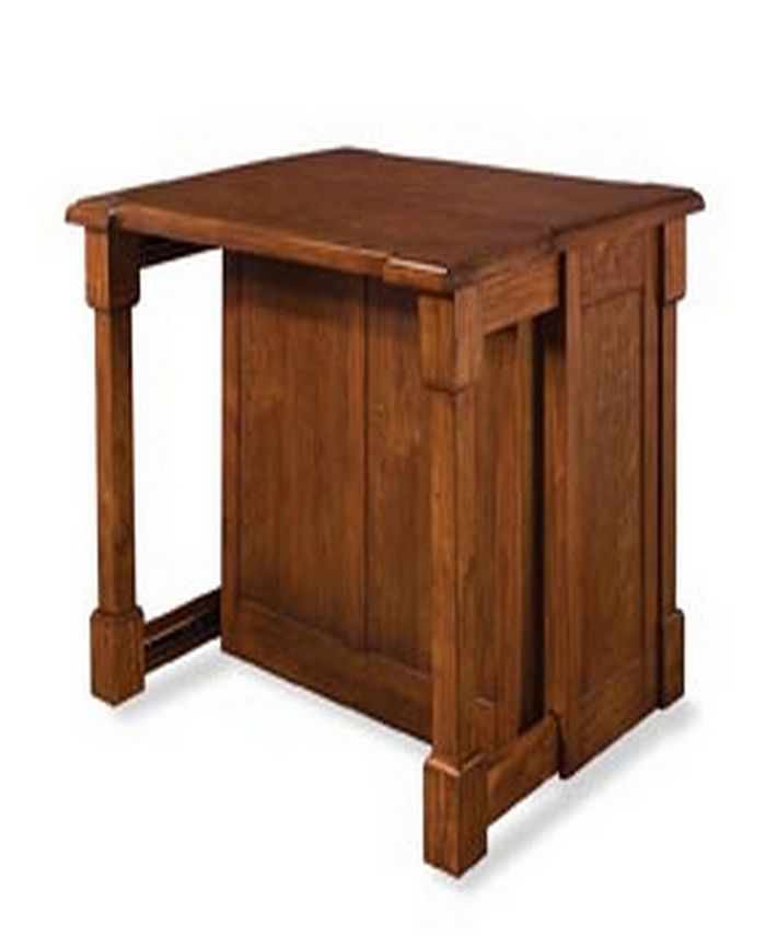 Home Styles Aspen Rustic Cherry Kitchen Island Macy's