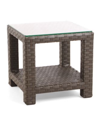 Furniture - San Lucia Wicker Outdoor End Table