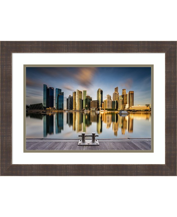 Amanti Art Golden Morning In Singapore Framed Art Print Macy's