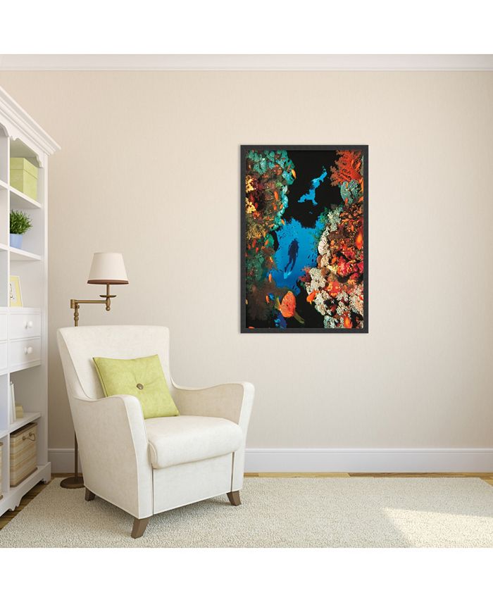 Amanti Art Coral Reef- Framed Art Print - Macy's