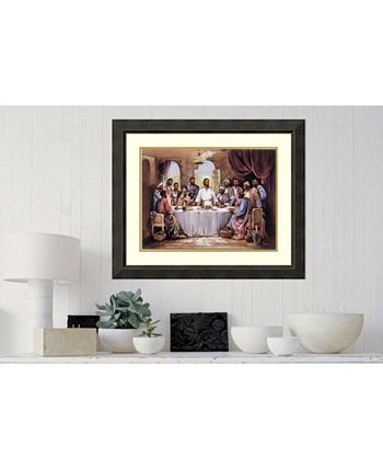 Amanti Art - The Last Supper 34x28 Framed Art Print