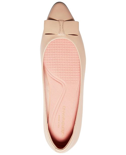 cole haan zerogrand bow skimmer flats
