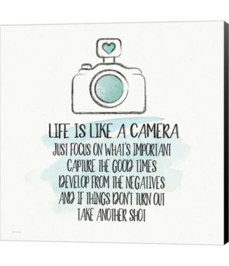 Metaverse Life is Like a Camera by Jo Moulton Canvas Art - Macy's