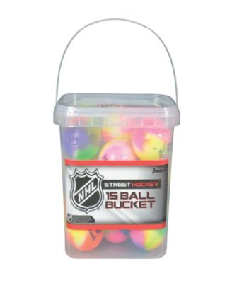 Nhl Extreme Color Street Hockey Ball Bucket