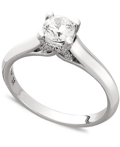 X3 Certified Diamond Engagement Ring in 18k Gold or 18k White Gold (1/2 ct. t.w.)