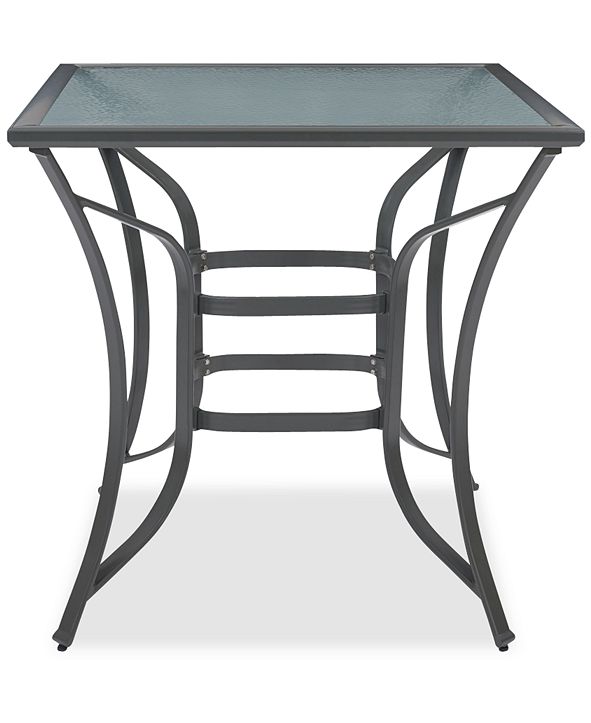Furniture CLOSEOUT! Reyna Aluminum Outdoor Bar Table, Created for Macy