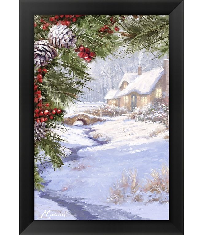 Metaverse Cottage by The Macneil Studio Framed Art & Reviews Wall Art Macy's