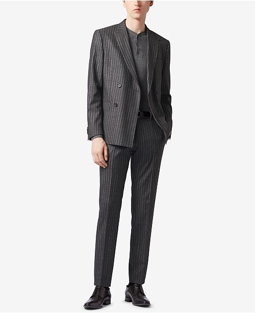 Hugo Boss BOSS Men's DoubleBreasted Pinstripe Suit & Reviews Suits