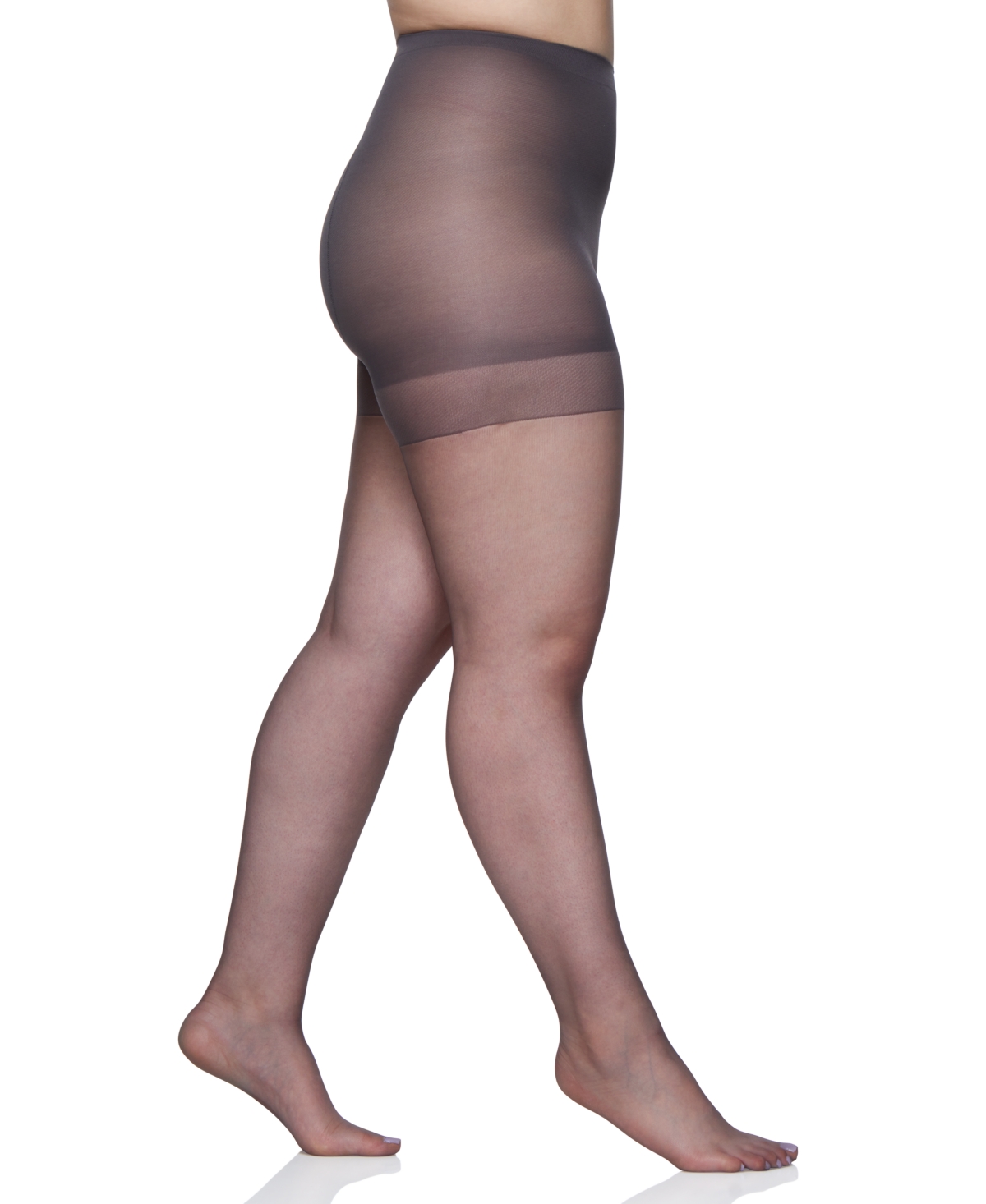 Women's Plus Size Ultra Sheer Control Top Pantyhose, 4411 - French Coffee (Nude 1)