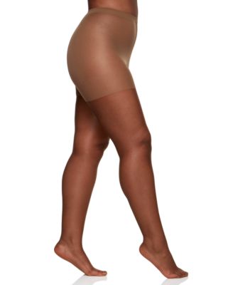 Women's  Queen Plus Size Ultra Sheer Sandalfoot Pantyhose 4413