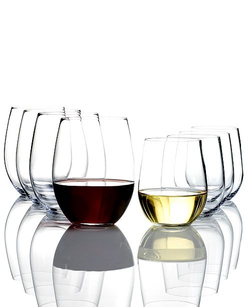 Riedel O Cabernet & Chardonnay Wine Glasses 8 Piece Value Set & Reviews ...