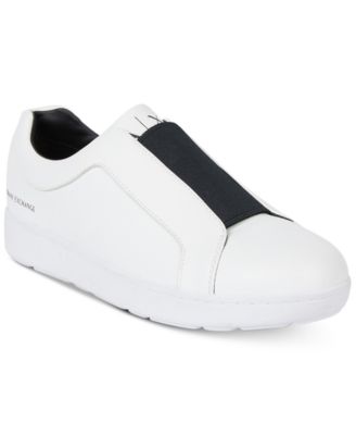 armani exchange shoes white