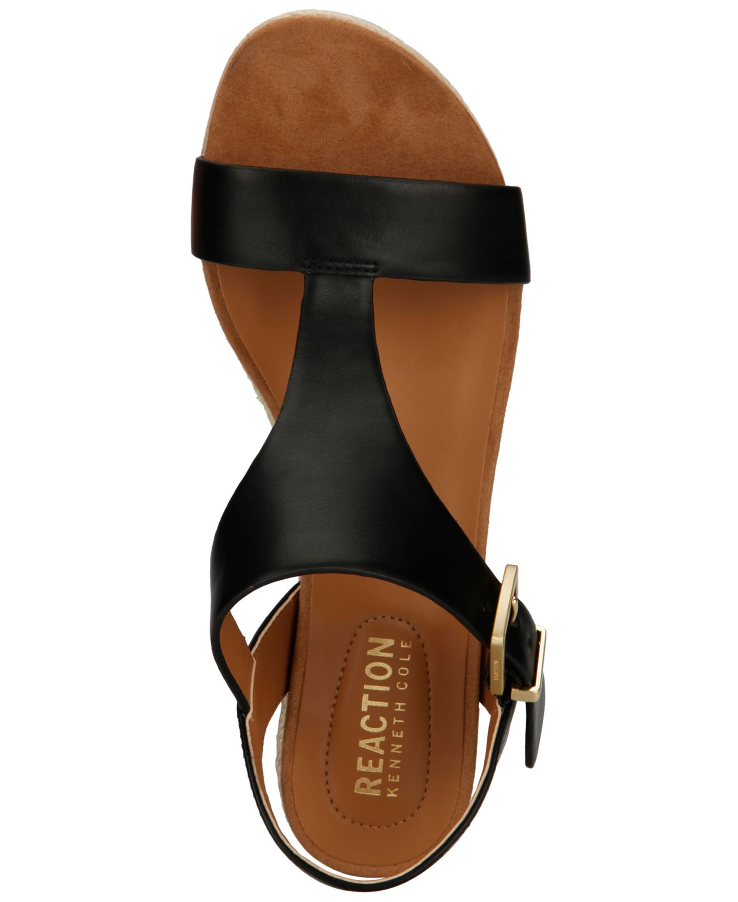 Женские сандалии Kenneth Cole Reaction Card Wedge Espadrille, цвет: Чёрный — фото 4