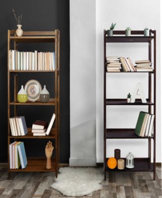 Yu Shan Stratford 5 - Shelf Folding Bookcase