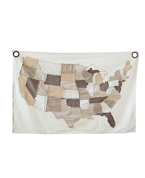 3r Studio Stitched Usa Map Wall Decor Reviews Wall Art Macy S
